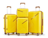 Luggage Sets 4 Piece, Expandable Lightweight Suitcase with 4 Double 360 Degrees Mute 16337319