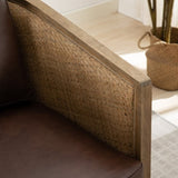 COOLMORE Swivel Chair, Comfy Round Accent Sofa Chair for Living Room, 360 Degree Swivel W395102739