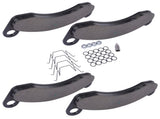4Pcs 10-12 k Trailer Disc Brake Pad Set for Dexter K71-180-00 2 Wheels Semi-Metallic 58518014
