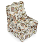 ZUN Flannel single dining chair with soft seat cushion and backrest, no armrests, matching pillow can be W487P221667