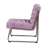 Wisteria Accent Chair with Metal with Sled Base B062P209156
