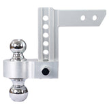 Alu Adjustable Trailer Drop Hitch,2inch receiver,6 inch adjustable W46537190