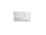 39 Inch Solid Surface Soaking Bathtub - Deep Soak Freestanding Tub T3785P353970