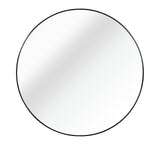 32 Inch Black Metal Framed Round Bathrrom Mirror for Wall. W2203P303255