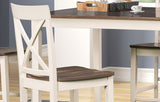 Lakewood Two tone walnut & almond Pub Table 4 stools B211P352537