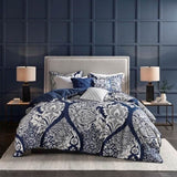 King/Cal King 6 Piece Printed Duvet Cover Set B03597318