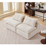 Modular Sofa,No Armrests,At will DIY,Soft Chenille Fabric,Neck W2108P261276