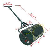 Peat Moss Spreader 24inch,Compost Spreader Metal Mesh,T shaped Handle for planting seeding,Lawn and W46554056