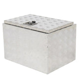 24" Aluminum Under Body Toolbox 5 Bar Tread Silver 25580335