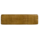 Camel and Black Tufted Cushion Side Bench B062P153573