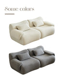 Sofa in a Box, Memory Foam 2-Seater Couch, Modern Compression Sofa with Deep Seat, No Assembly W3622P346253
