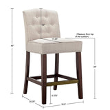 Tufted Counter Stool B03548287