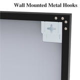 60*36" Oversized Modern Rectangle Mirror with Balck Frame Decorative Large Wall Mirrors for W708140626