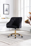 ZUN Swivel Shell Chair for Living Room/Bed Room, Modern Leisure office Chair 07649381