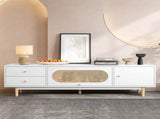 70 inch TV Stand for TVs up to 80 Inch, Minimalist TV Console Table with Drawers, Media N710P339470W