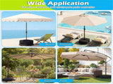 2-Pack 90lbs Patio Weight Bags 900D Oxford Weatherproof Sandbags for Cantilever Offset 41501741