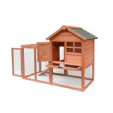 ZUN Hot sale Easily-assembled wooden Rabbit house Chicken coop kennels W21901186