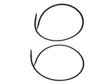 Door Window Belt Seal fit for Honda Civic CX DX 1996-2000 74316-S03-003 Left Right 75382753