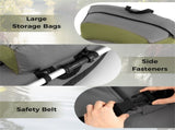 350lbs Inflatable Fishing Float Tube - 2 Air Chambers, Rod HolderFish Ruler, GreenGray 03732199