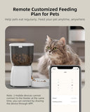 Smart Automatic Cat Feeder - WiFi Cat Food Dispenser with APP Control Up to 15 Portions 05926593
