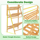 2-in-1 Plant Stand 3 Tier Bamboo Hanging Plant Stand 39669885