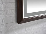 72 x6 Inch LED Bathroom Mirror with Aluminum Frame, Wall Mounted Vanity Mirror, Anti-Fog, Memory, W2287P358704