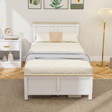 Queen Platform Bed Frame with Headboard and Footboard 97767350