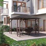 Gazebo with Galvanized Steel Roof 98874966