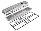 Finned Aluminum Tall Valve Covers with Bolts for Chevrolet Small Block 283 302 305 327 350 400 37643578
