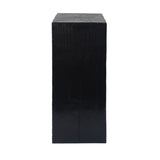 Wood-Look Square-Column MGO End Table, H33.75",Wood-Like Distressed Finish, Mix with Different N770P284172B