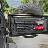 Tailgate Tactical Panel for Wrangler Tailgate Tool Kit Organizer Racks Compatible with Jeep Wrangler W2801P236409