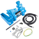 Fuel Transfer Pump Cast Iron Heavy Duty Pump 12V 15GPM for Diesel Biodiesel Blue 58243856