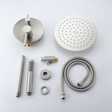 Dome system Shower head combination set wall mounted with 10 inch head and hand held KE-A3585-BN