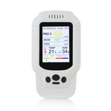 PM2.5/HCHO/TVOC Temperature Humidity Monitor Air Quality Analysis Tester Gas Detector Analyzer 57485859