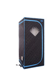 Portable Full Size Black Infrared Sauna tentPersonal Home Spa, with Infrared Panels, Heating Foot 01790038