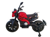 ZUN Electric Motorcycle for Kids, kids ride on motorcycle, 12V Electric Dirt Bike with Training Wheels, W1760P160464