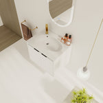 ZUN 24 Inch Wall Mounted Bathroom Vanity With SInk, Soft Close Doors, For Small Bathroom 07384471