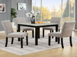 Dinings Only, Wooden Dinings Set of 4, Kitchen with Padded Seat, Upholstered Side W1998P375155