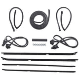 Fits for 1981-1988 Buick Regal Olds Cutlass RWD 2 Door Weatherstripping Seal Kit w/ Narrow Chrome 07319732