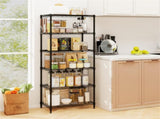 6-Tier Heavy-Duty Metal Wire Shelving, 900LBS Total Capacity Storage Rack with Adjustable Shelves, 37464144