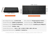 Weed Barrier 4x100ft Landscape Fabric 3.2oz Heavy Duty Geotextile Fabric Woven PP Weed Control Mat 20081245