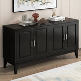 4-Door Sideboard Storage Cabinet Door Shelf for Living Room and Dining Room, Two Large Cabinets N759P192455B