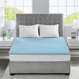 All Season Reversible Hypoallergenic 1.5" Cooling Mattress Topper B03595112