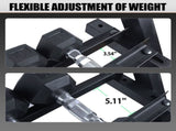 3-Tier Dumbbell Rack Stand Holds 5-50lb weights with a 1100 lb max capacity. Designed specifically T3772P352776