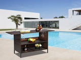 Modern Stylish And Beautiful Bar Table Brown Gradient 15049020