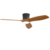 52-Inch Smart Ceiling Fan With Light and Remote,3 ABS Blades,18W Dimmable LED,With W934P336570