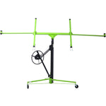 ZUN Drywall Lift Panel 11' Lift Drywall Panel Hoist Jack Lifter,GREEN+BLACK W465121421