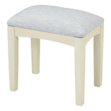 2-in-1 Vanity Desk with Flip-Top Mirror, Dressing Table Set with Drawer & Cabinet, Multi-Functional 45102878