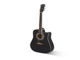 GT502 41-Inch Notch Spruce Panel Matte Edging Folk Guitar Bag Shield Wrench 80481034