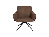 360&deg Swivel Home Office Desk Chairs Set of 2,Dining Chairs Arm, Upholstered Bedroom Chairs W757P304241